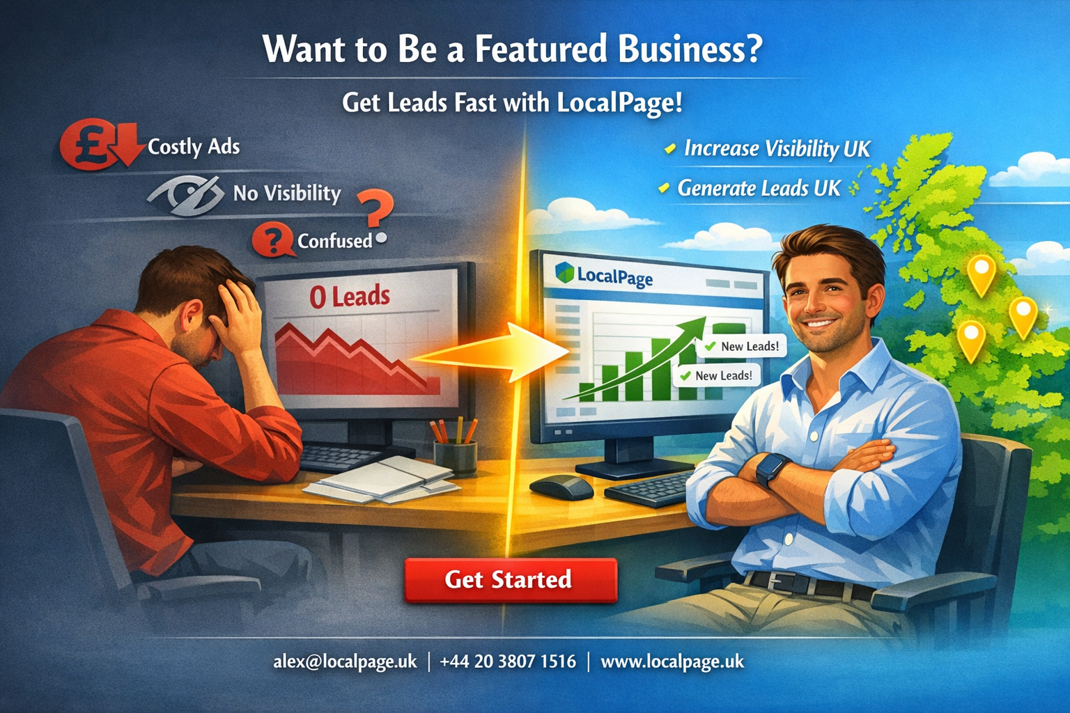 UK business featured advertising listing boosting local visibility